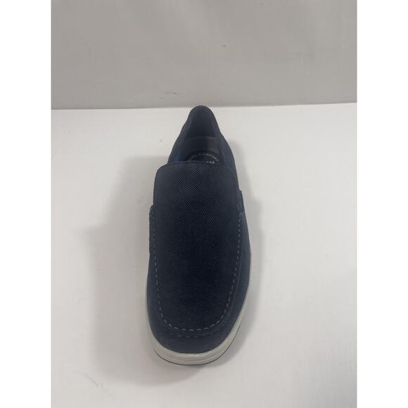 Nunn Bush Luca Suede MTV Shoes Mens Size 8.5W Navy Slip Comfort Loafers New Box main image 12